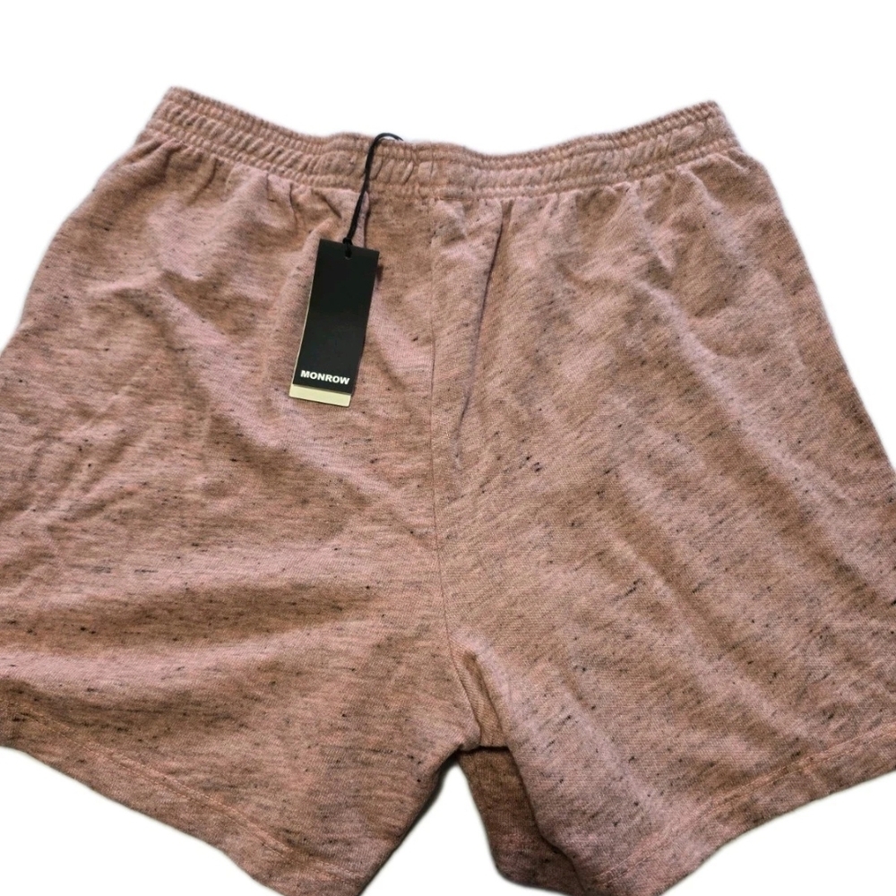 Monrow Pink Speckled‎ Shorts